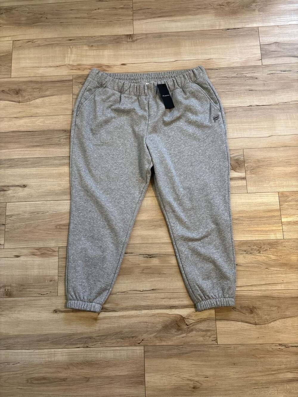 Fabletics Women's Heather Grey Fleece Joggers XX-Large/1X